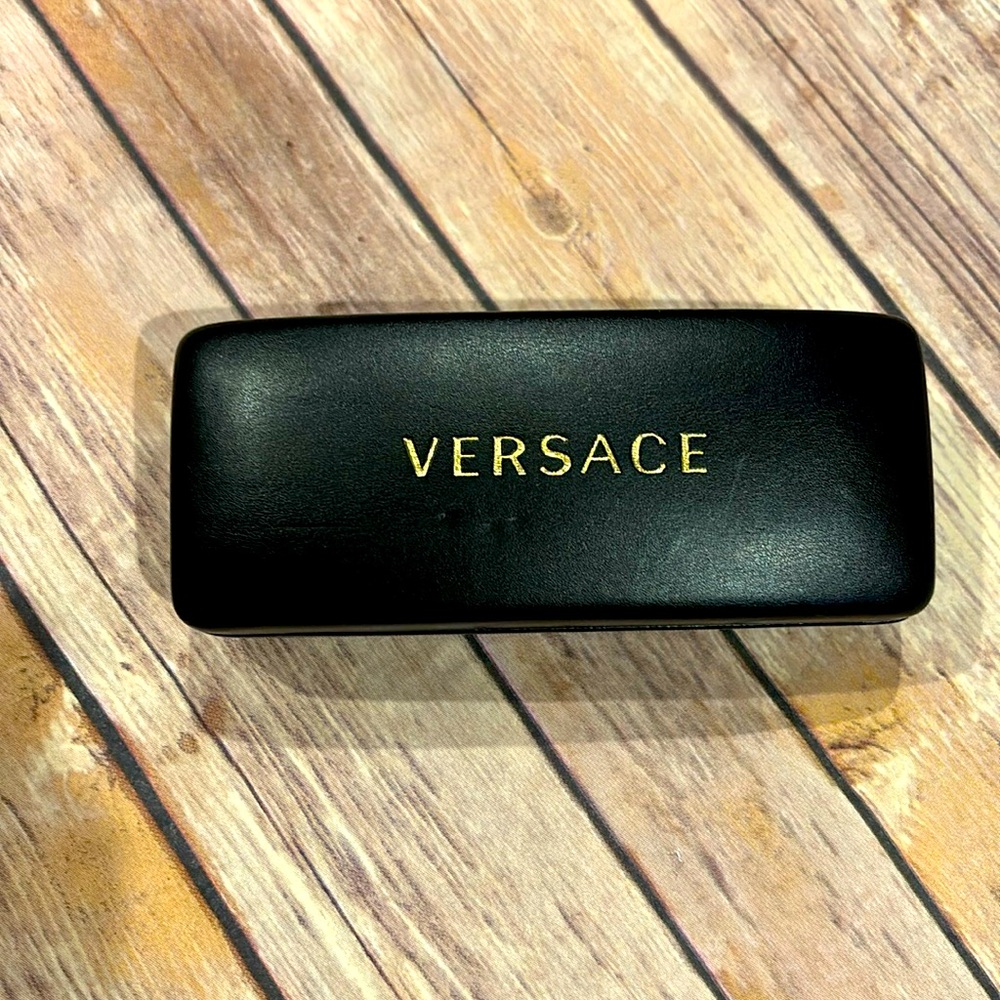 Versace clamshell eyeglasses case